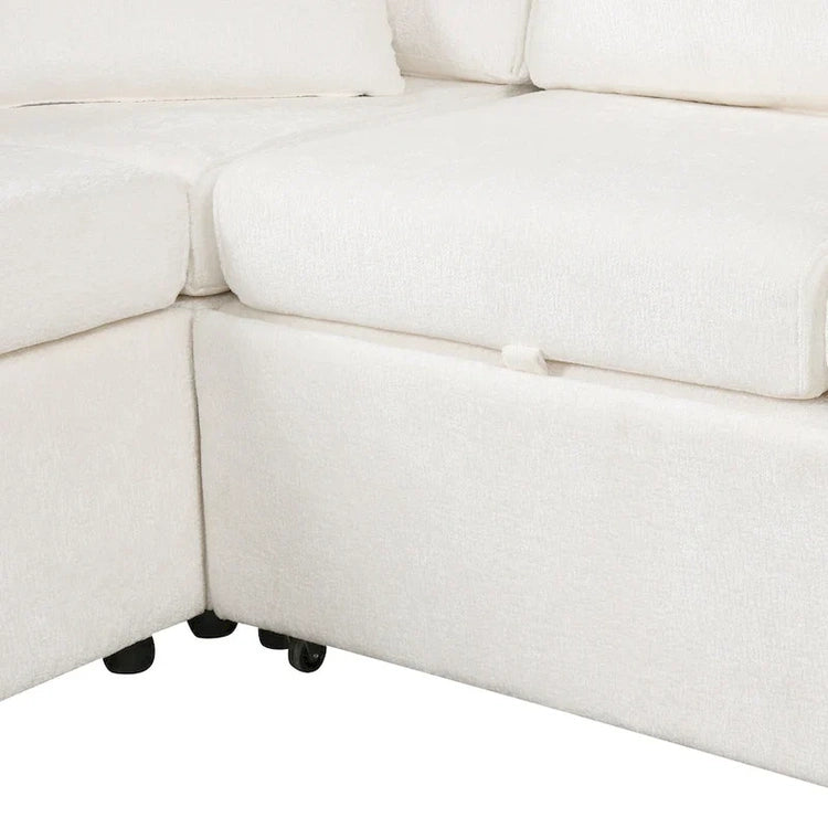 Sectional Sofa Pull-Out Sofa Bed Sleeper