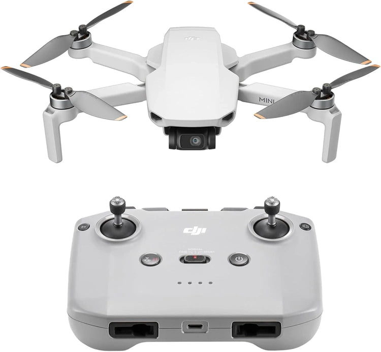 DJI Mini 4K, Drone with 4K UHD Camera for Adults, Under 249 G, 3-Axis Gimbal Stabilization, 10km Video Transmission, Auto Return, Wind Resistance