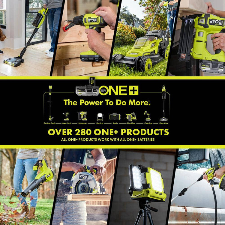 One+ 18V Cordless 6 Gal. Wet/Dry Vacuum Kit with 4.0 Ah Battery, Charger and Vacuum Accessories P770KN