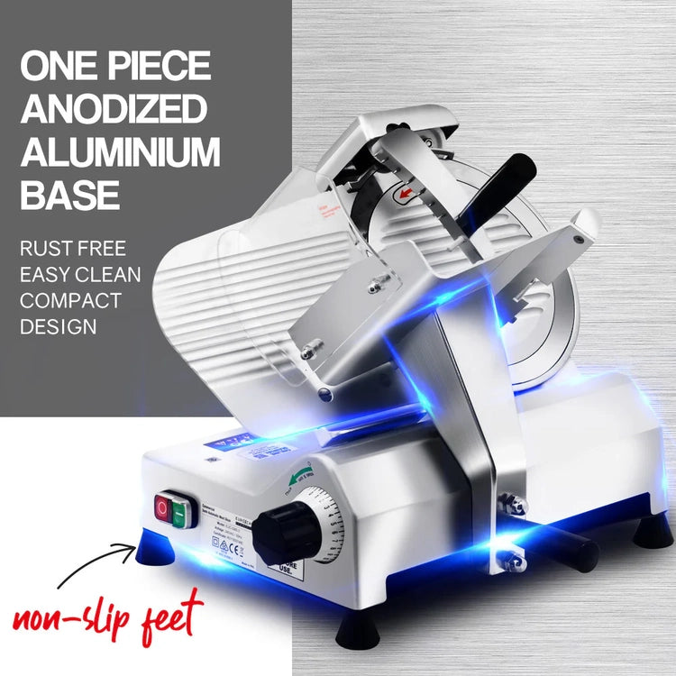 Eurochef Commercial 10 Meat Slicer Food Cutting Machine Electric Deli Shaver