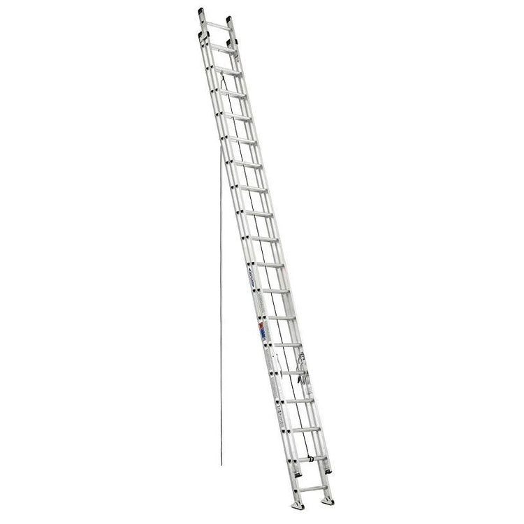 Werner D1536 2 Aluminum Extension Ladder 36 Ft, 300 Lb Capacity, Heavy Duty I Beam Rails
