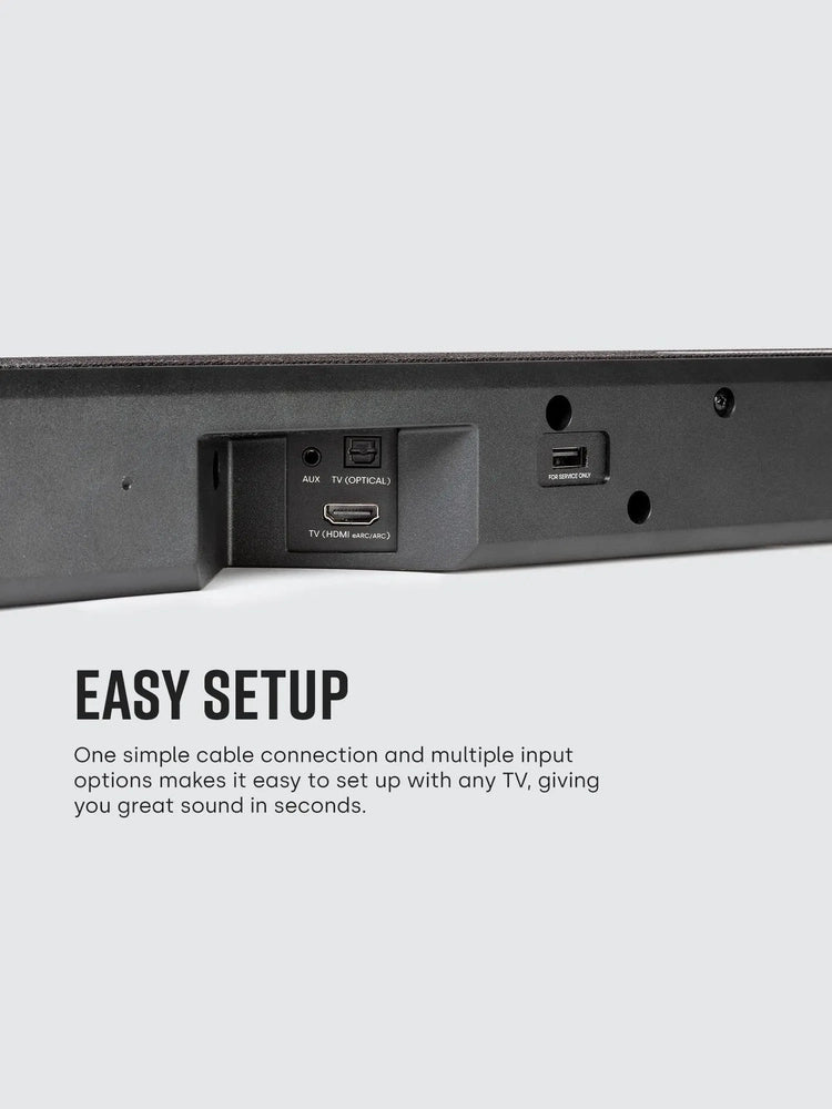 Polk Audio Signa S2 Low Profile TV Sound Bar, with 4K & HD Tvs, Wireless Subwoofer, Includes Hdmi & Optical Cables, Bluetooth Enabled, Black