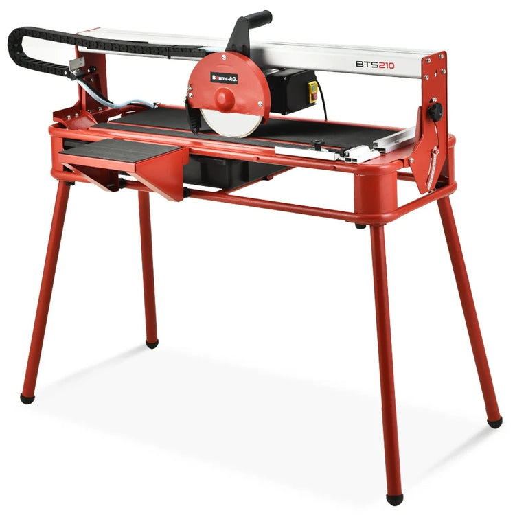 Baumr-Ag 800W Electric Tile Saw Cutter with 200mm (8") Blade, 720mm Cutting Length, Side Extension Table