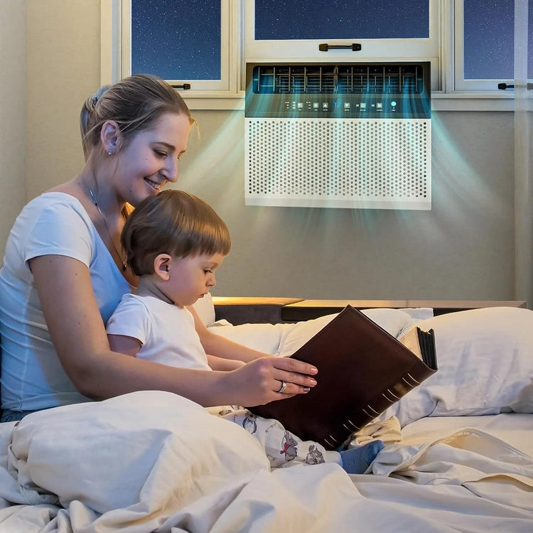 Antarctic Star 12,000 BTU U-Shaped Window Air Conditioner Unit Cools up to 550 Sq.Ft. with 6 Modes 24H Timer, Window AC Units