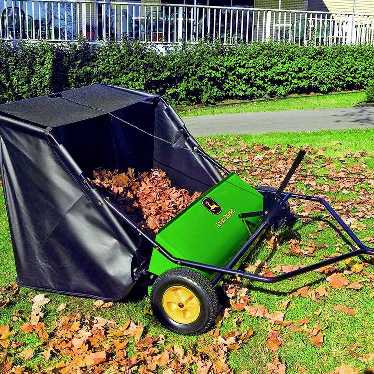 John Deere 42'' Tow-Behind Lawn Sweeper, 24 Cu. Ft.. Capacity, Adjustable Brushes