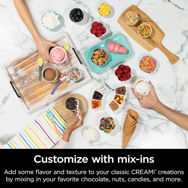 Swirl by Creami Ice Cream and Soft Serve Maker, Sorbet, Milkshake, Frozen Yogurt, Low Calories Program & More, 13-in-1, Soft Serve Handle