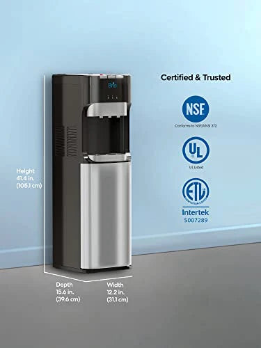 Brio Bottom Loading Water Cooler Water Dispenser - Essential Series - 3 Temperature Settings