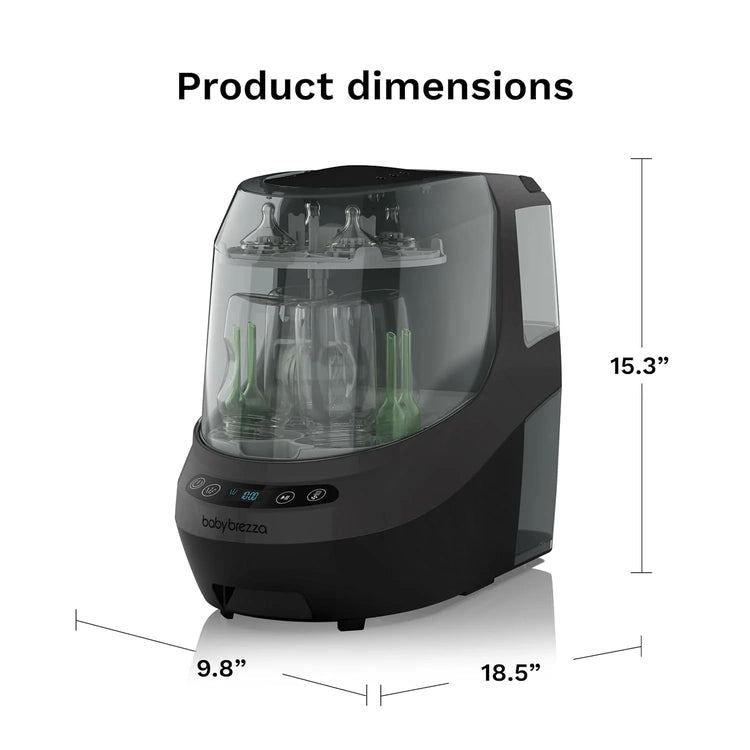 Baby Bottle Washer Pro - Bottle Washer, Sterilizer + Dryer - All in One Machine Cleans Bottles, Pump Parts, & Sippy Cups - Replaces Hand Washing