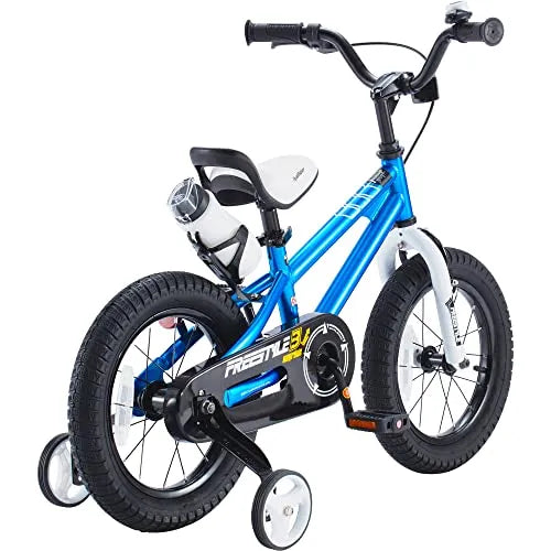 Royalbaby Kids Bike Freestyle Bmx Bicycle with Training Wheels Kickstand