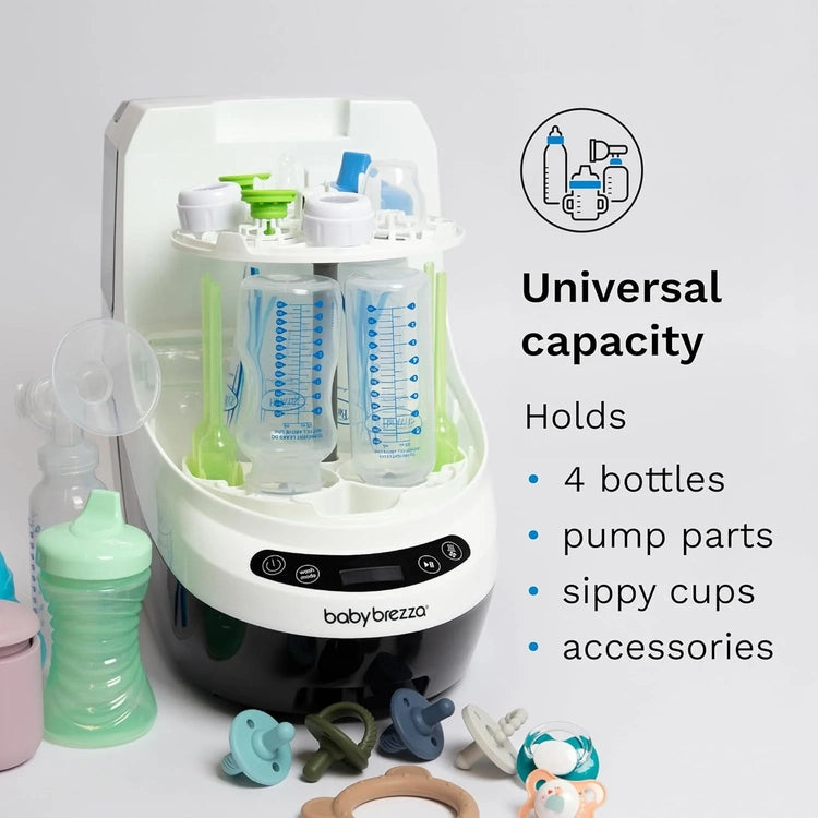 Baby Bottle Washer Pro - Bottle Washer, Sterilizer + Dryer - All in One Machine Cleans Bottles, Pump Parts, & Sippy Cups - Replaces Hand Washing