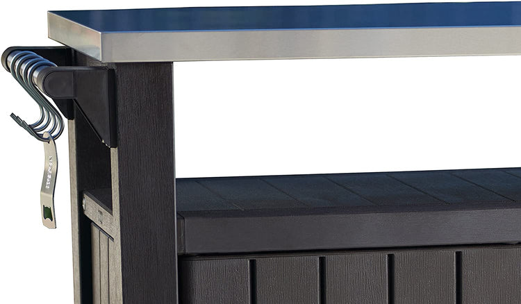 Keter Unity Xl Portable Outdoor Table and Storage