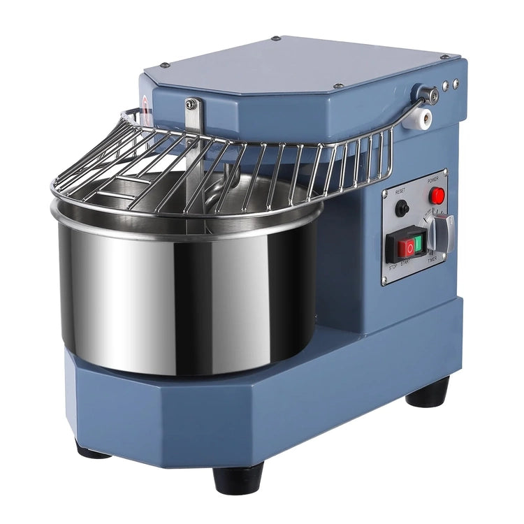 8Qt Commercial Food Mixer, 450W Dual Rotating Dough Kneading Machine W Food-Grade Stainless Steel Bowl, Security Shield & Timer, Commercial