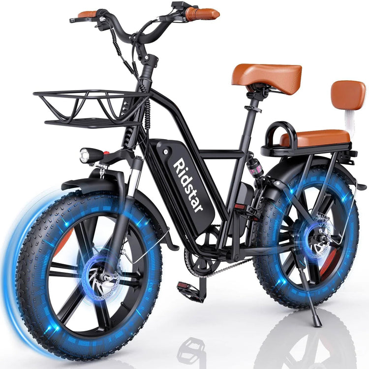 1000W Electric Bike for Adults 48V 15Ah Removable Battery E-Bike 20'' X 4.0 - 1000W