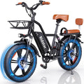 1000W Electric Bike for Adults 48V 15Ah Removable Battery E-Bike 20'' X 4.0 - 1000W