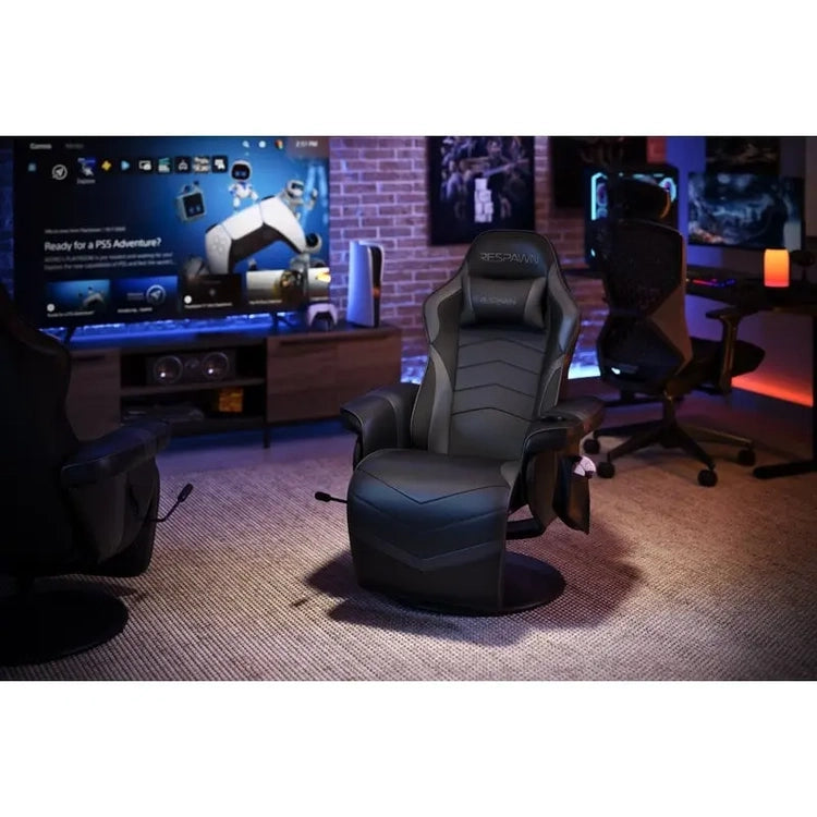 Gaming Recliner - Reclining Chair with Footrest
