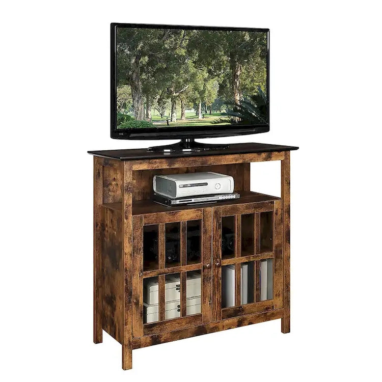 Convenience Concepts Big Sur Highboy 40 Inch TV Stand with Storage Cabinets