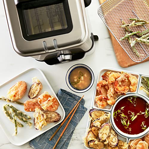 T-Fal Steel Deep Fryer with Basket 3.5 Liter Oil and 2.6 Pound Food Capacity