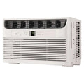8,000 BTU Window Air Conditioner with Wi-Fi & Remote, Multi-Speed, Eco Mode, White