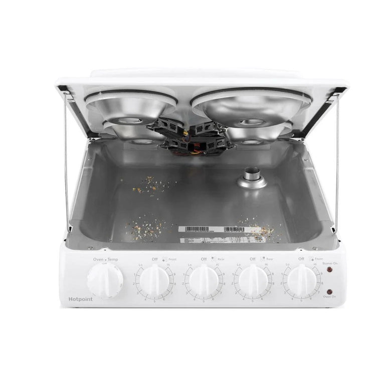 20 In. 4 Burner Element Free-Standing Electric Range in White