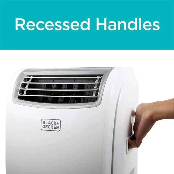 Black+decker 14,000 BTU Portable Air Conditioner with Heat and Remote Control, White