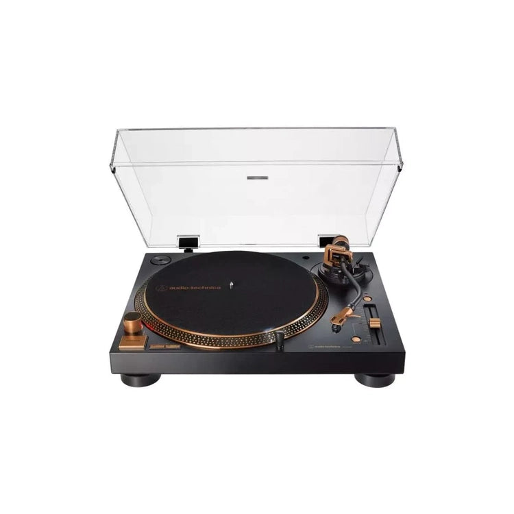 Audio Technica at-LP120XUSB-Bz Direct Drive USB Turntable, Bronze - 3-Speed Vinyl Player with Built-in Preamp and Digital Conversion