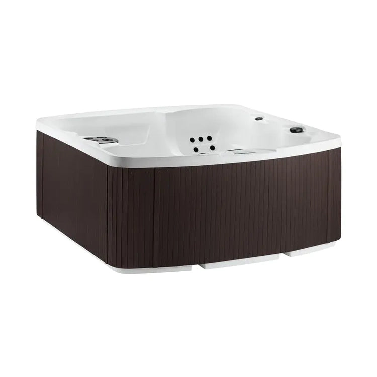 Lifesmart Spas 5 - Person 23 - Jet Rectangular Plug and Play Hot Tub with Ozonator in Espresso