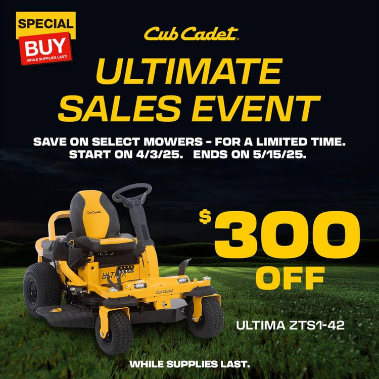 Cub Cadet Ultima ZTS1 42-in Fabricated Deck Zero-Turn Riding Mower - 22-HP V-Twin Kohler 7000 Series Engine - Dual Hydro Drive