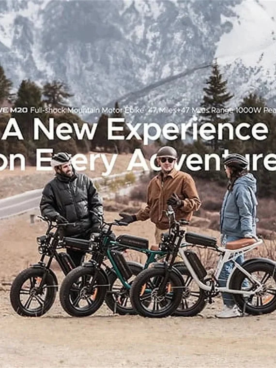 Akez Electric Bike for Adults - 1000W 28mph Moped E-Bike with 48V 13A Removable Battery, up to 94 Miles All Terrain Off Road E-Bike