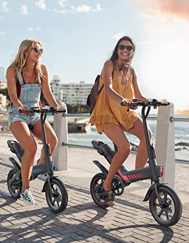 Sailnovo 14'' Electric Bicycle for Adults and Teenagers, Folding Electric Bike with Built-in Li-Ion Battery