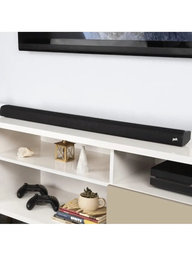 Polk Audio Signa S2 Low Profile TV Sound Bar, with 4K & HD Tvs, Wireless Subwoofer, Includes Hdmi & Optical Cables, Bluetooth Enabled, Black