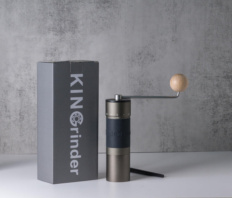 Kingrinder K6 Manual Hand Coffee Grinder with Straight Handle