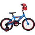 Huffy Marvel Spider-Man Kids Bike, 16'' Wheels, Ages 3+, Training Wheels, Steel Frame, Coaster Brake