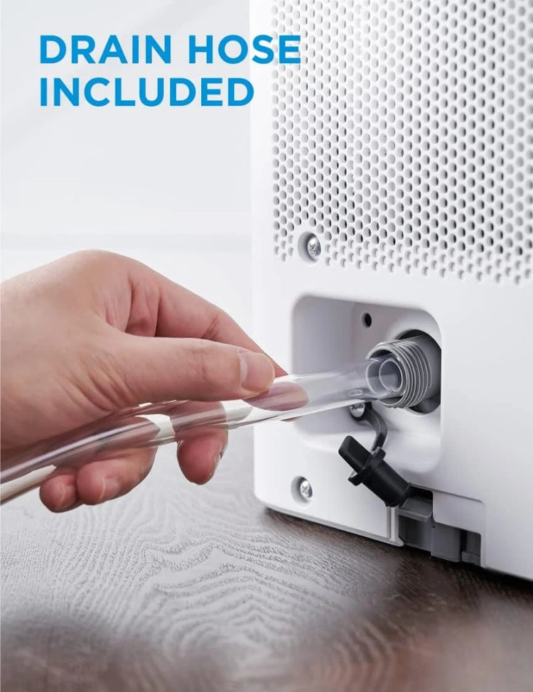 Midea Cube 35 Pint Dehumidifier for Basement and Rooms at Home for up to 3,500 Sq. Ft., Smart Control, Compatible with Alexa (White)