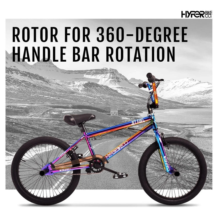 Hyper Bicycles 20'' Jet Fuel Bmx Bike for Kids, Recommended Ages 8 to 13 Years Old