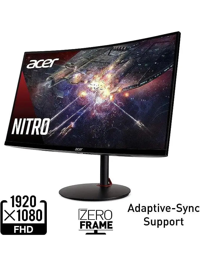 Acer Nitro XZ270 Xbmiipx 27" 1500R Curved Full HD (1920 X 1080) Va Zero-Frame Gaming Monitor with Adaptive Sync