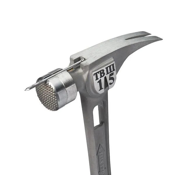 Stiletto TB3MC 15 Oz Ti-Bone Iii Titanium Hammer with Milled Face Curved Handle