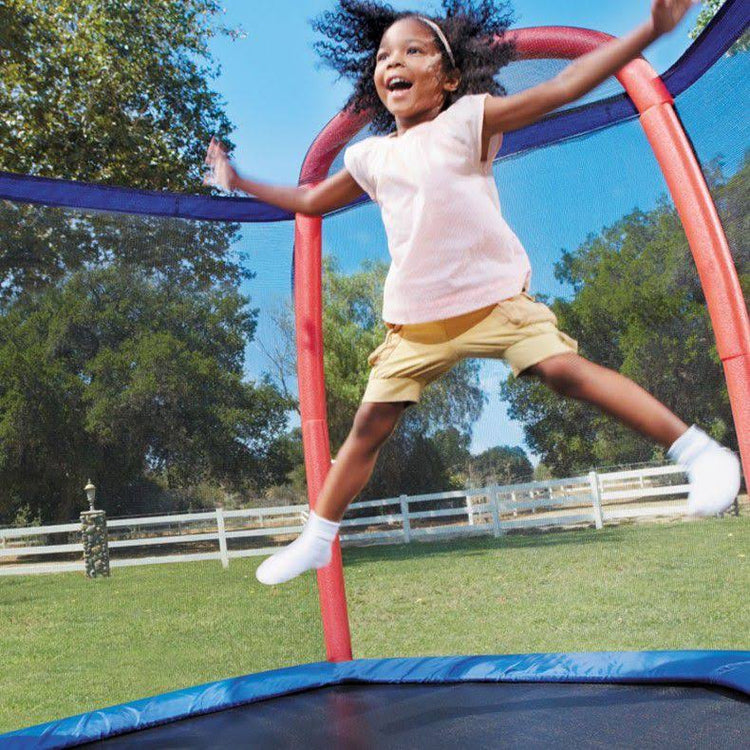 Little Tikes 7 & Climb & N Slide Trampoline with Enclosure