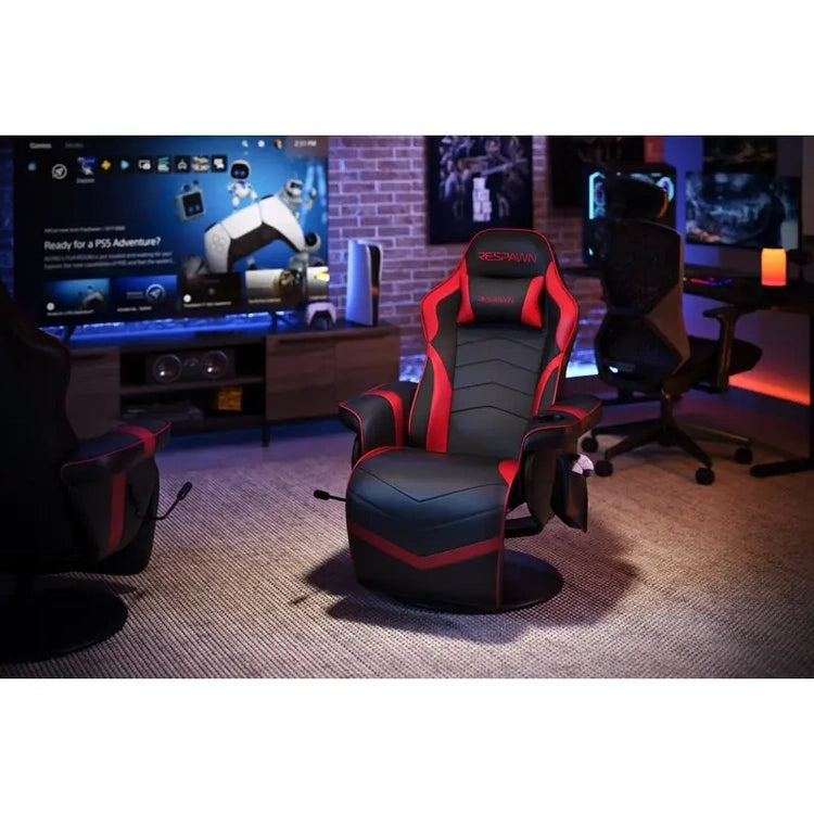 Gaming Recliner - Reclining Chair with Footrest