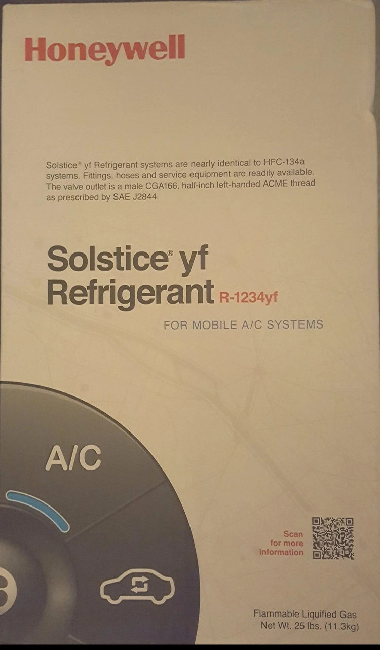 Honeywell Hfo-1234yf - 25 Lbs