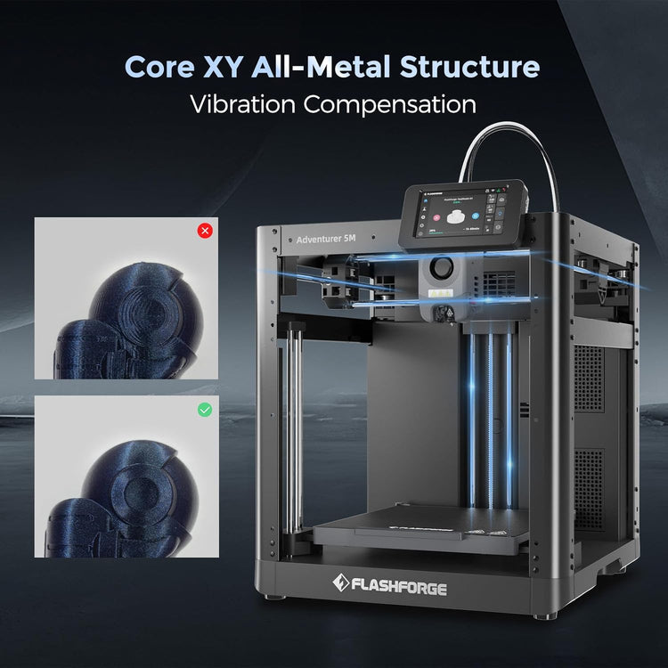 Adventurer 5M 3D Printer with Auto Leveling & High Speed