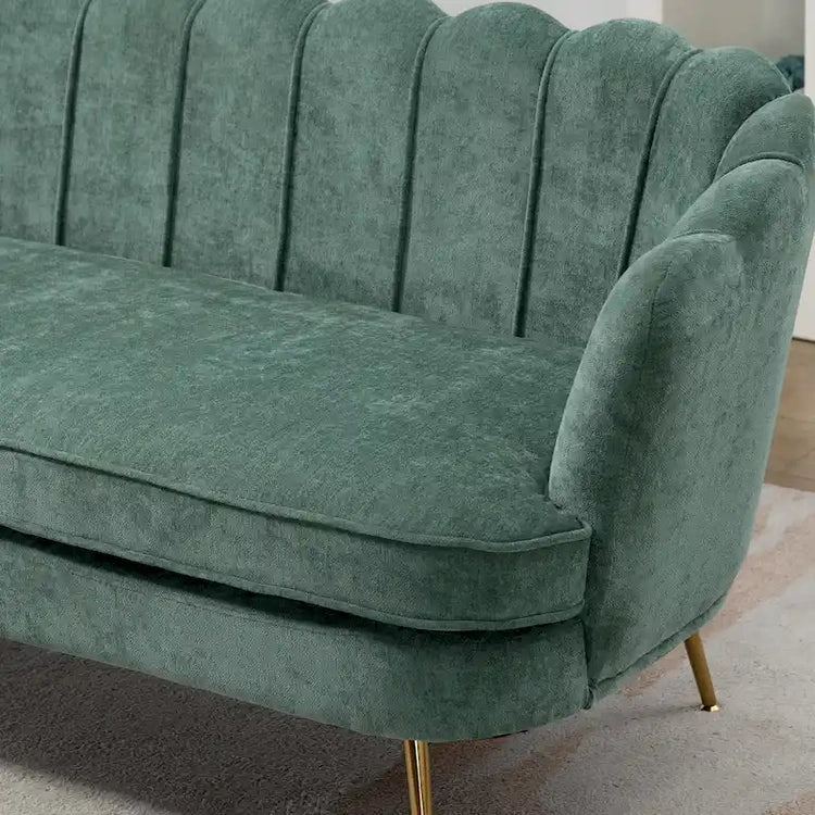 59W Mid-Century Modern Tufted Loveseat Upholstered Sofa