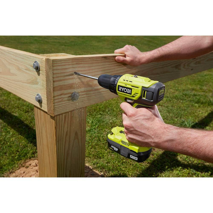 Ryobi One+ 18V Cordless 10-Tool Combo Kit with 3 Batteries and Charger PCK750KN