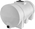 Horizontal Polyethylene Reservoir Water Tank with Legs, 550 Gallon, Made in the Usa, Poly Tank for Water and Non-Flammable Liquids