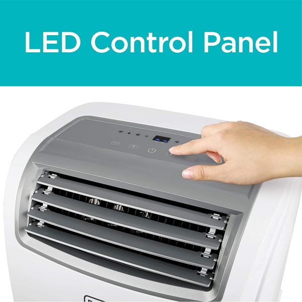 Black+decker 14,000 BTU Portable Air Conditioner with Heat and Remote Control, White