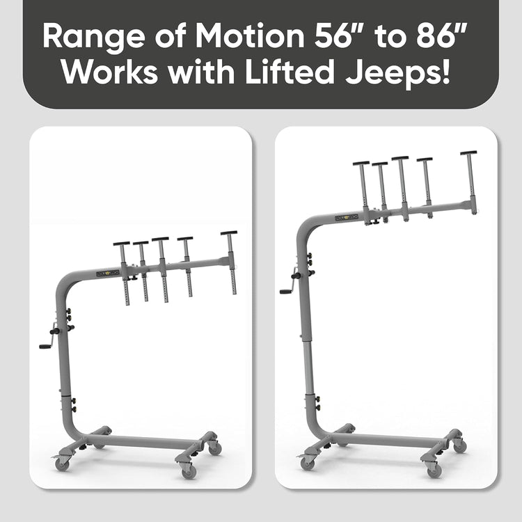 Hard Top Remover Lift for Jeep Wrangler, One-Person System