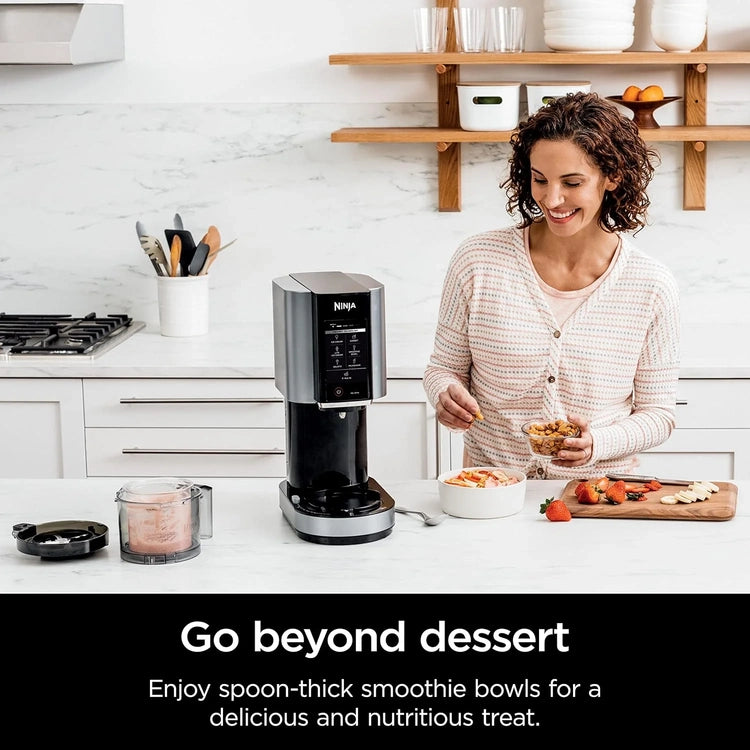 Ninja NC301 Creami Ice Cream Maker, for Gelato, Mix-Ins, Milkshakes, Sorbet, Smoothie Bowls & More, 7 One-Touch Programs