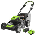 80V Cordless 21'' Self-Propelled Brushless Lawn Mower, Greenworks