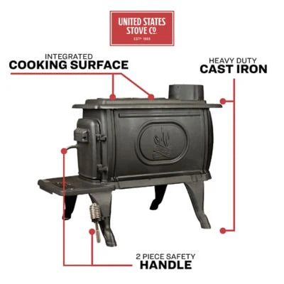 900 Sq. Ft. Epa Exempt Cast Iron Stove