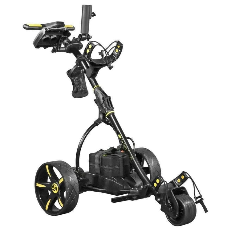 Bat Caddy X3R Electric Golf Cart Trolley with Lithium Battery & Remote Control - Silver