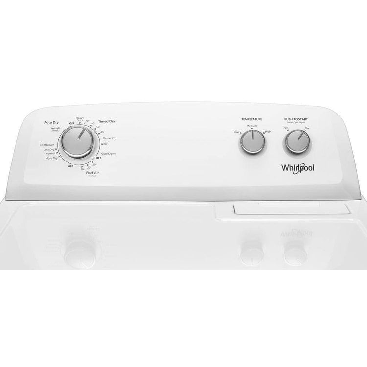Whirlpool 7.0 Cu. Ft.. Electric Dryer, Autodrytm System, Wrinkle Shieldtm, White